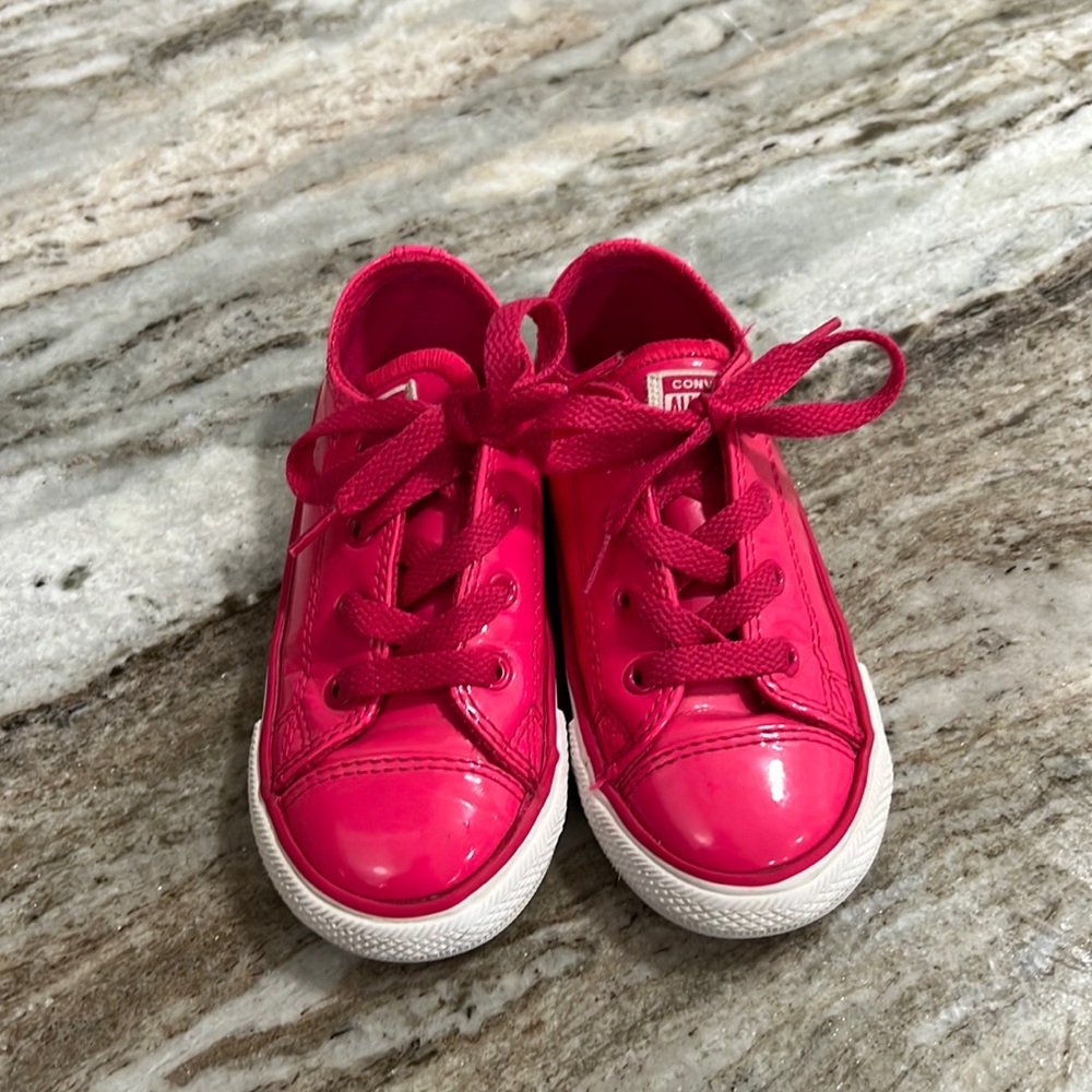 Converse Patent Leather Hot Pink Size 9